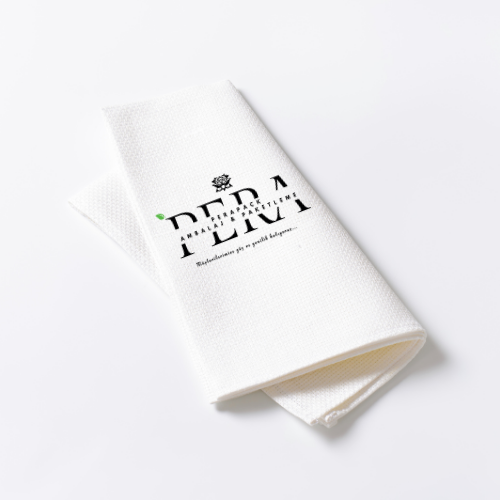 Özel Tasarım Baskılı Garson Katlama Peçete